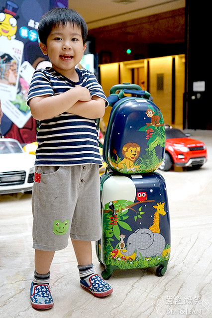 Bobble art~來自澳洲的硬殼行李箱組好吸睛，還有兒童不銹鋼水壺/超透氣減壓後背包/兒童安全雨傘/隔熱午餐袋超實用 @紫色微笑 Ben&amp;Jean 饗樂生活