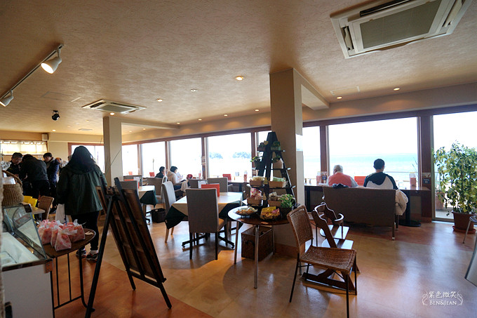カフェ・ド・マンマ （Cafe de Manma)和歌山自駕遊▋面對無敵海景、享受美味可口又黑嚕嚕的紀州備長炭披薩 @紫色微笑 Ben&amp;Jean 饗樂生活