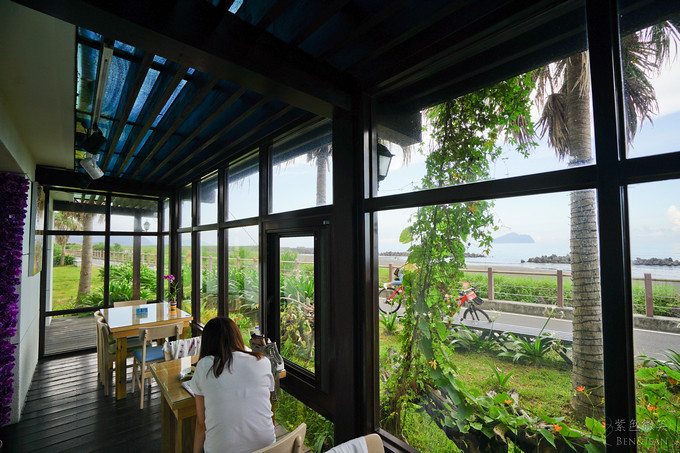 灆咖啡 Seaview Coffee ~ 喝咖啡，賞海敵海景+龜山島，輕鬆自在好愜意(宜蘭咖啡廳推薦) @紫色微笑 Ben&amp;Jean 饗樂生活