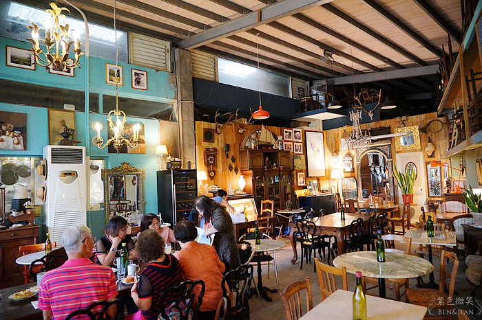 穀倉咖啡 Comme au Bistrot 像在餐酒館》舊穀倉改造餐廳充滿歲月感的濃濃法式雜貨風情 @紫色微笑 Ben&amp;Jean 饗樂生活