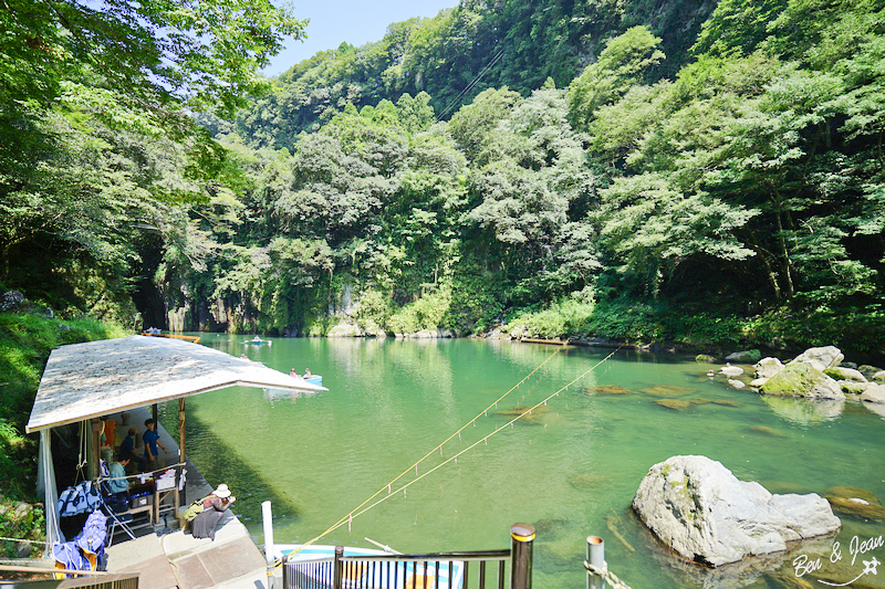 高千穗峽》美如仙境的峽谷，是宮崎縣的地標，也是日本神話的起源地(含交通及划船預約方式) @紫色微笑 Ben&amp;Jean 饗樂生活