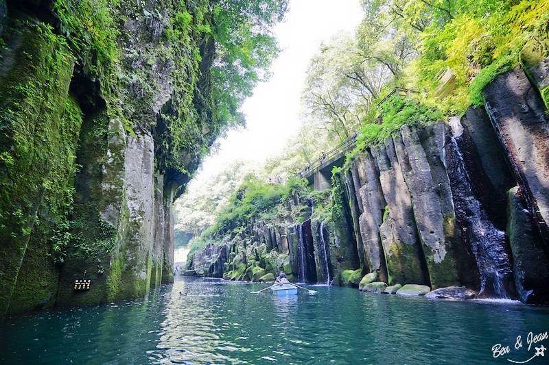 高千穗峽》美如仙境的峽谷，是宮崎縣的地標，也是日本神話的起源地(含交通及划船預約方式) @紫色微笑 Ben&amp;Jean 饗樂生活