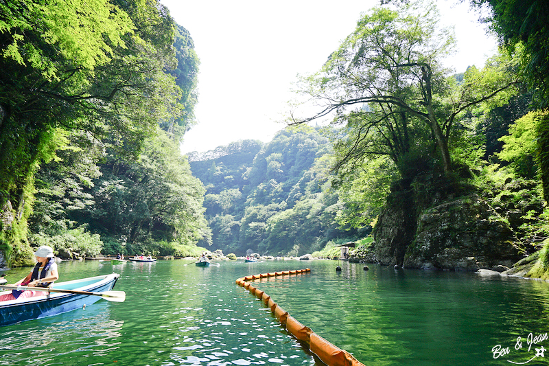 高千穗峽》美如仙境的峽谷，是宮崎縣的地標，也是日本神話的起源地(含交通及划船預約方式) @紫色微笑 Ben&amp;Jean 饗樂生活