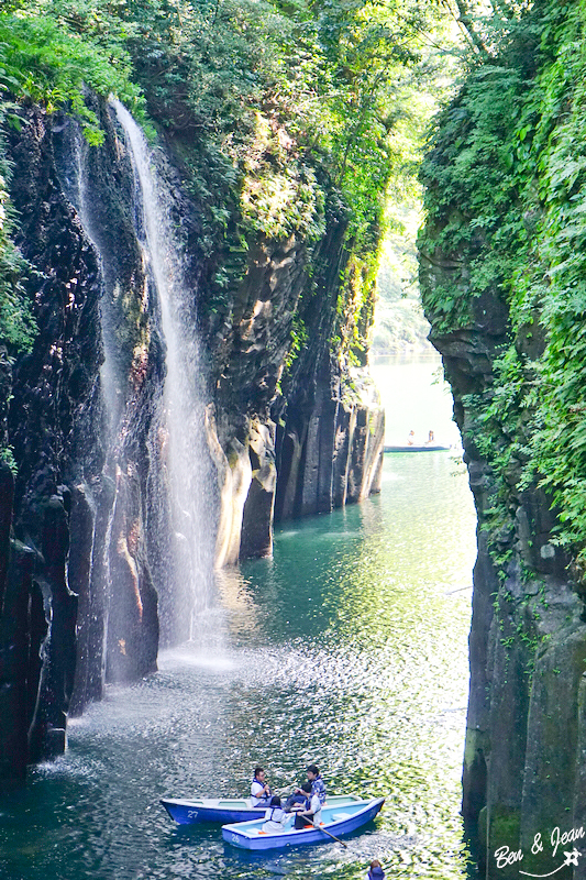 高千穗峽》美如仙境的峽谷，是宮崎縣的地標，也是日本神話的起源地(含交通及划船預約方式) @紫色微笑 Ben&amp;Jean 饗樂生活