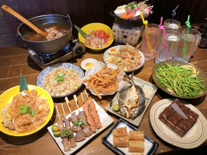 林北烤好串燒居酒屋》礁溪好吃櫻花蝦炒飯、酒蒸蛤蜊，礁溪泡完湯後的好享受 @紫色微笑 Ben&amp;Jean 饗樂生活