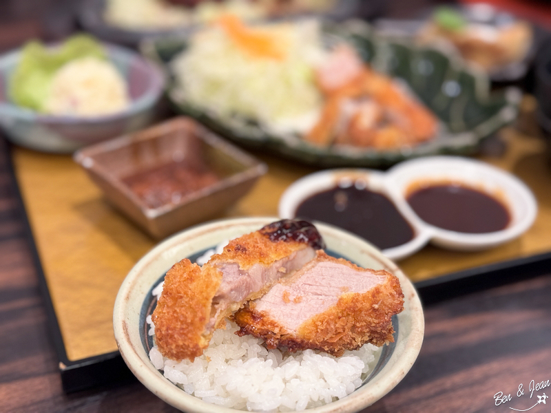 矢場味噌豬排》矢場とん栄 松坂屋店，味噌入味好吃豬排，名古屋必吃之一 @紫色微笑 Ben&amp;Jean 饗樂生活