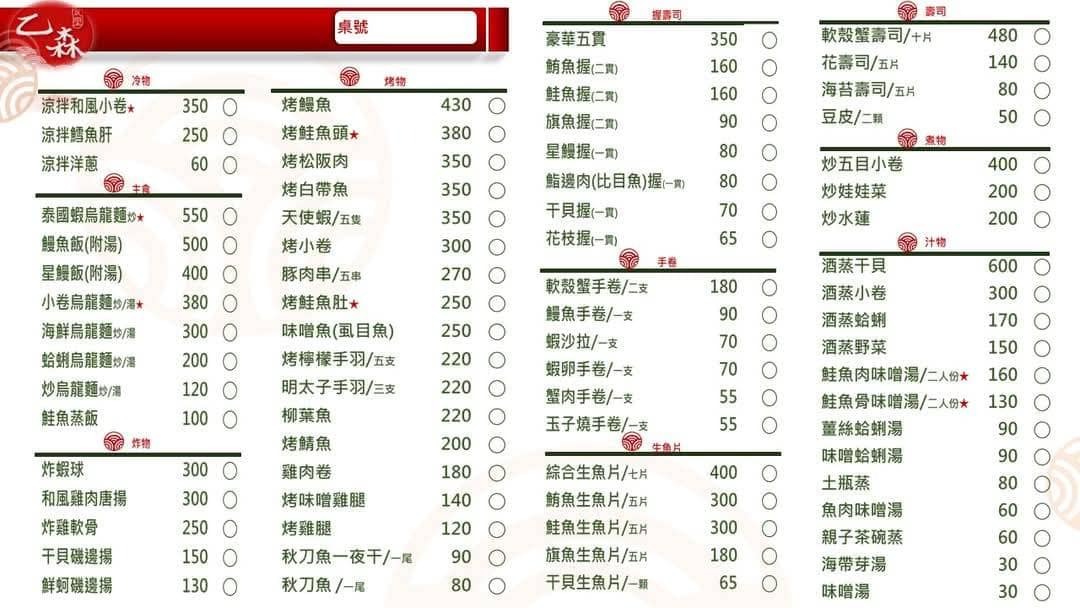 【乙森食堂】宜蘭冬山平價日式料理，必吃炒小卷烏龍麵、綜合握壽司，附有親子遊戲區超讚 @紫色微笑 Ben Jean 饗樂生活