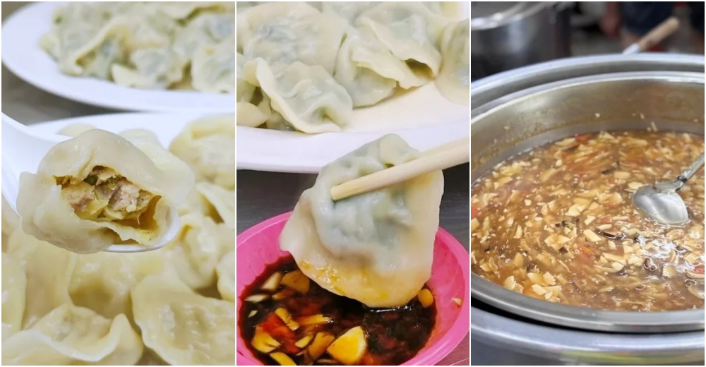 【老柒水餃】必吃韭菜水餃沾蒜頭辣醬，外皮軟Q內餡料好實在，在地人也愛從午餐到宵夜都想吃 @紫色微笑 Ben Jean 饗樂生活