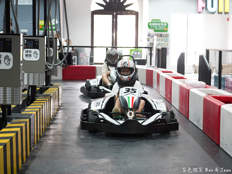 【FUNFUN KART卡丁車】澳門室內電動卡丁車場，享受極致飆速貼背快感｜葡京人H853娛樂廠 @紫色微笑 Ben Jean 饗樂生活
