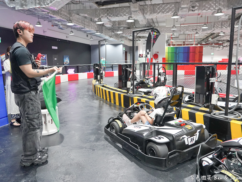 【FUNFUN KART卡丁車】澳門室內電動卡丁車場，享受極致飆速貼背快感｜葡京人H853娛樂廠 @紫色微笑 Ben Jean 饗樂生活
