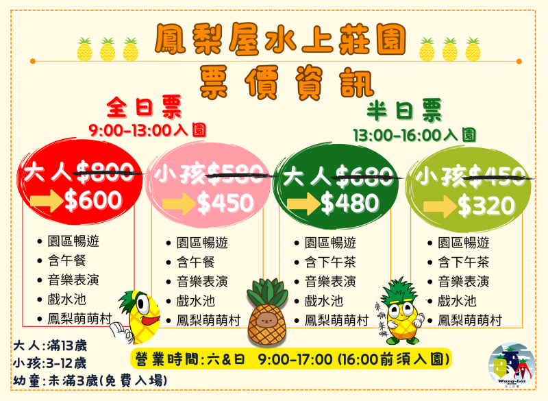 【鳳梨屋水上莊園】宜蘭玩水景點一日遊開放！午餐、下午茶、戲水池、豪華露營、動物互動全都有 @紫色微笑 Ben Jean 饗樂生活