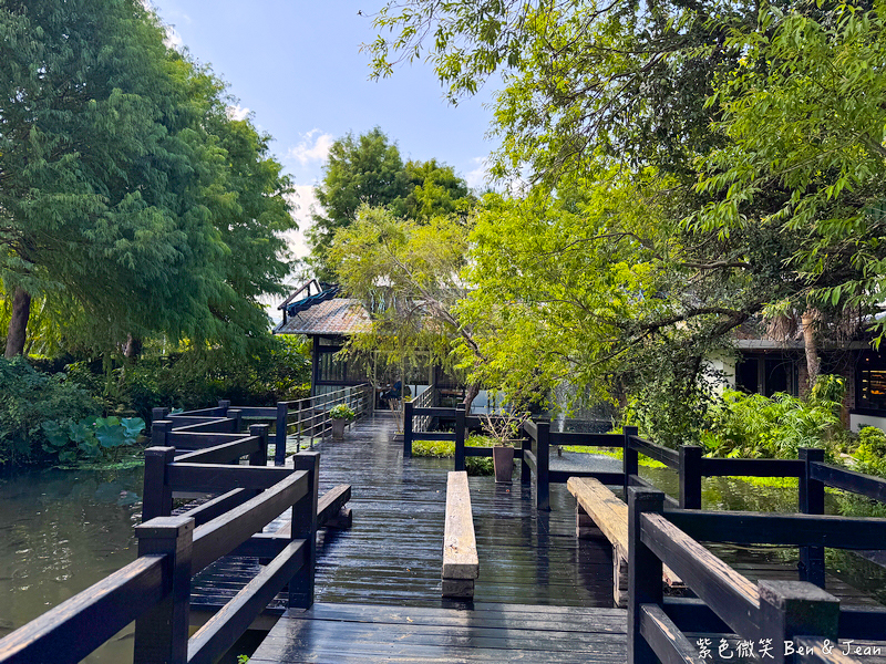 【大洲魚寮】宜蘭無菜單料理套餐1080元起最新菜單!綠意繚繞的約會景觀庭園餐廳 @紫色微笑 Ben Jean 饗樂生活