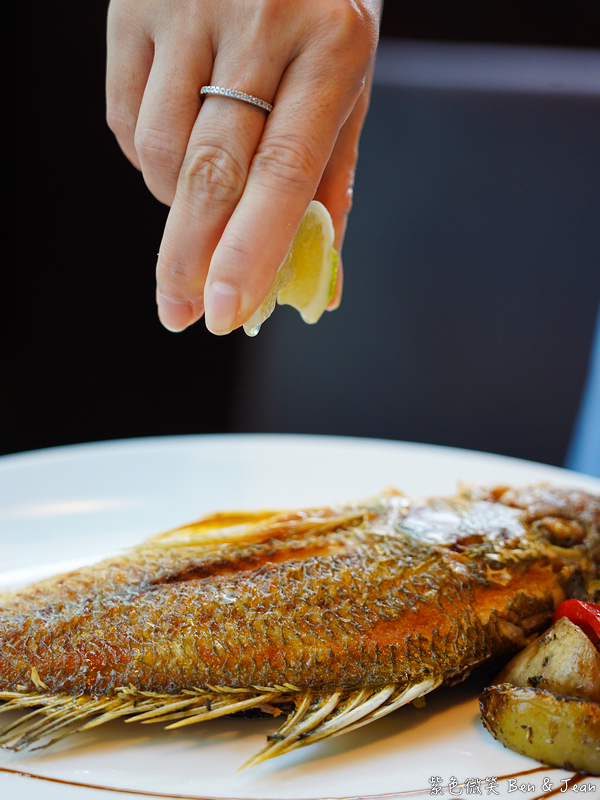 【大洲魚寮】宜蘭無菜單料理套餐1080元起最新菜單!綠意繚繞的約會景觀庭園餐廳 @紫色微笑 Ben Jean 饗樂生活