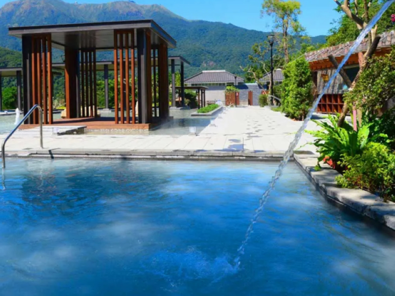 【陽明山天籟渡假酒店】2000坪溫泉水樂園！無邊際泉池＋旋轉滑水道＋SPA露天風呂一日遊 @紫色微笑 Ben Jean 饗樂生活