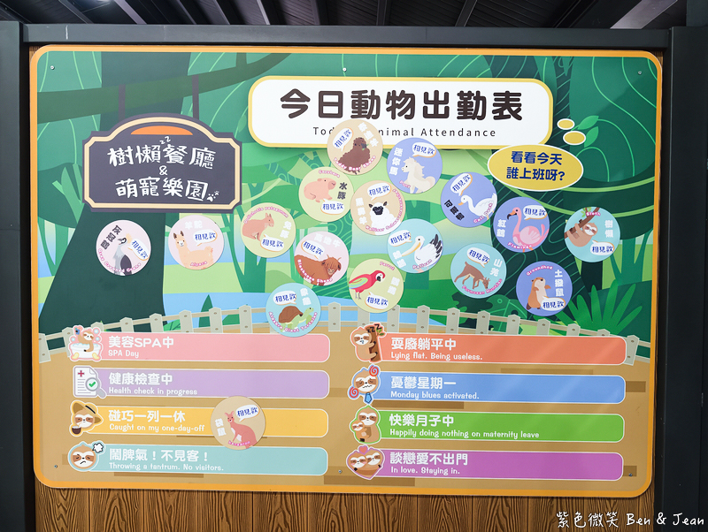 【樹懶餐廳萌寵農場 】超萌室內動物區 x 鵜鶘餵食秀 x精采DIY，晴雨皆宜的親子夢幻樂園part 2 @紫色微笑 Ben Jean 饗樂生活