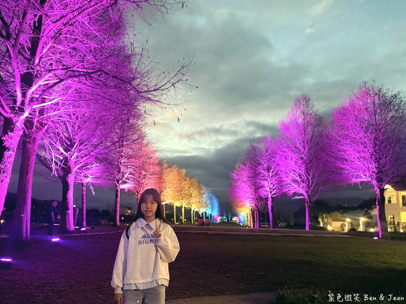 【安農溪落羽松】2026落羽松秘境夜晚點燈華麗，震撼燈光秀登場! @紫色微笑 Ben Jean 饗樂生活