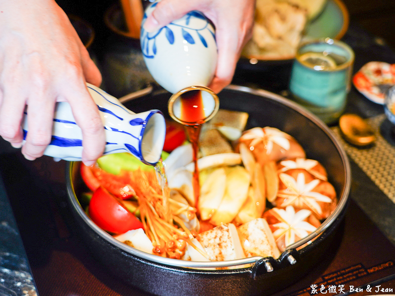 【祇園.禪院壽喜燒專門店】台北頂級關西風壽喜燒首選！三大銘柄和牛、全包廂私密空間、專人桌邊料理，大安約會慶生商務聚餐完美之選，台北名店橋山壽喜燒姐妹店 @紫色微笑 Ben Jean 饗樂生活