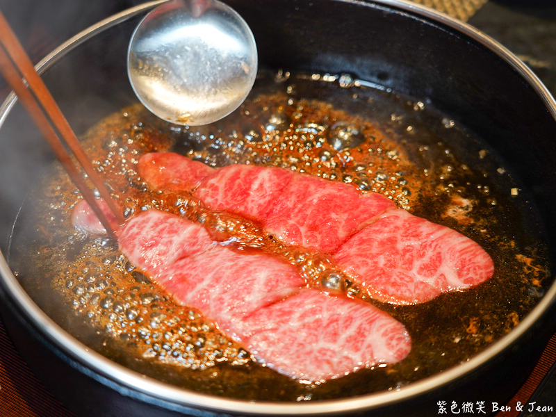 【祇園.禪院壽喜燒專門店】台北頂級關西風壽喜燒首選！三大銘柄和牛、全包廂私密空間、專人桌邊料理，大安約會慶生商務聚餐完美之選，台北名店橋山壽喜燒姐妹店 @紫色微笑 Ben Jean 饗樂生活