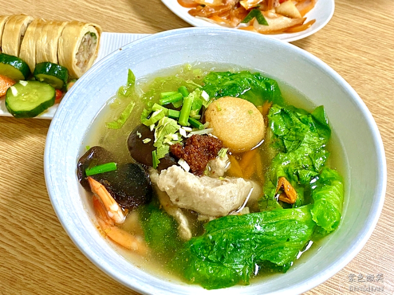 【宜蘭礁溪美食推薦】玉仁八寶冬粉1號店，宜蘭百大美食之一，大推香菜腐皮捲，親子寵物友善、停車交通指南 @紫色微笑 Ben Jean 饗樂生活