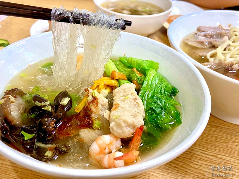 【宜蘭礁溪美食推薦】玉仁八寶冬粉1號店，宜蘭百大美食之一，大推香菜腐皮捲，親子寵物友善、停車交通指南 @紫色微笑 Ben Jean 饗樂生活
