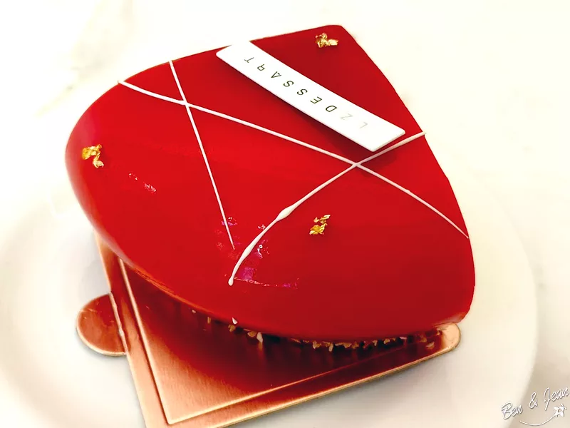 L.Z. Dessart 無框架甜點》世界甜點冠軍級的甜點「緋紅」蛋糕美的像藝術品， 勤美草悟道下午茶 @紫色微笑 Ben&amp;Jean 饗樂生活
