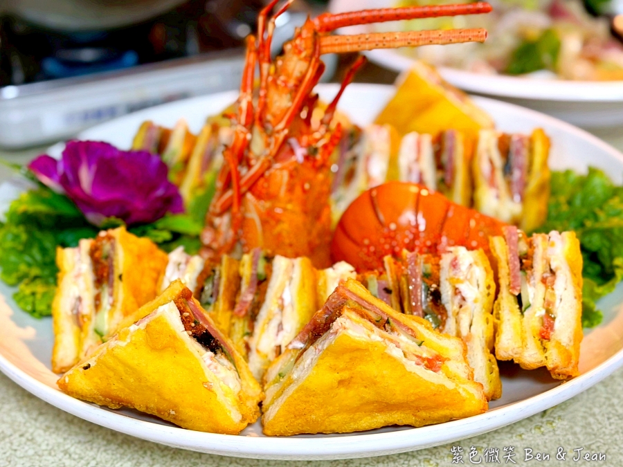 【海珍園海鮮】2026宜蘭礁溪餐廳推薦!澎拜桌菜結合新鮮海味與蘭陽風味菜，新鮮生魚片、清蒸大沙公、龍蝦拼盤到經典的蘭陽三寶、龍眼木烤雞 @紫色微笑 Ben Jean 饗樂生活