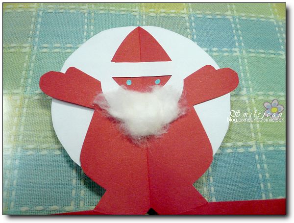 [DIY]Santa&#8217;s Pop-up Card 聖誕老公公立體卡片 @紫色微笑 Ben&amp;Jean 饗樂生活