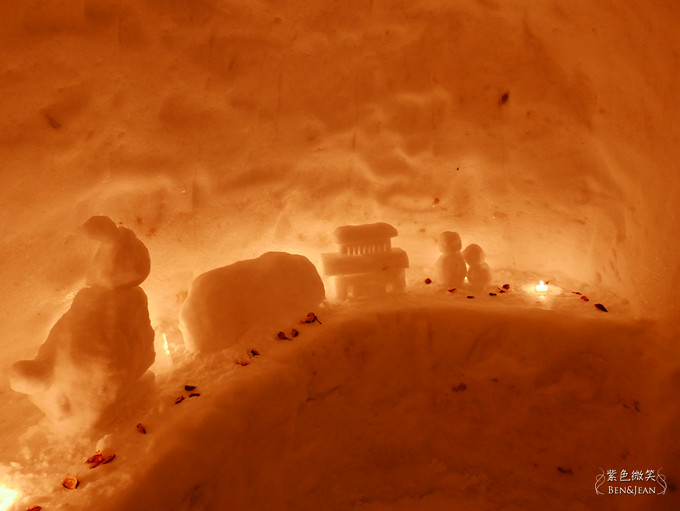 雪旅籠燈祭(雪旅籠の灯り)日本山形▋月山志津温泉期間限定，浪漫雪白大地打造出雪旅籠，點燈之後夢幻迷人 @紫色微笑 Ben&amp;Jean 饗樂生活
