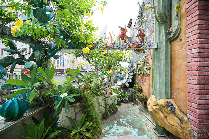 雲林北港景點》諸元內科醫院~台灣版高弟奎爾花園，獨特的馬賽克創作，宛如進入奇幻沙漠中的秘密花園，同時也是仁心仁術的好醫院 @紫色微笑 Ben&amp;Jean 饗樂生活